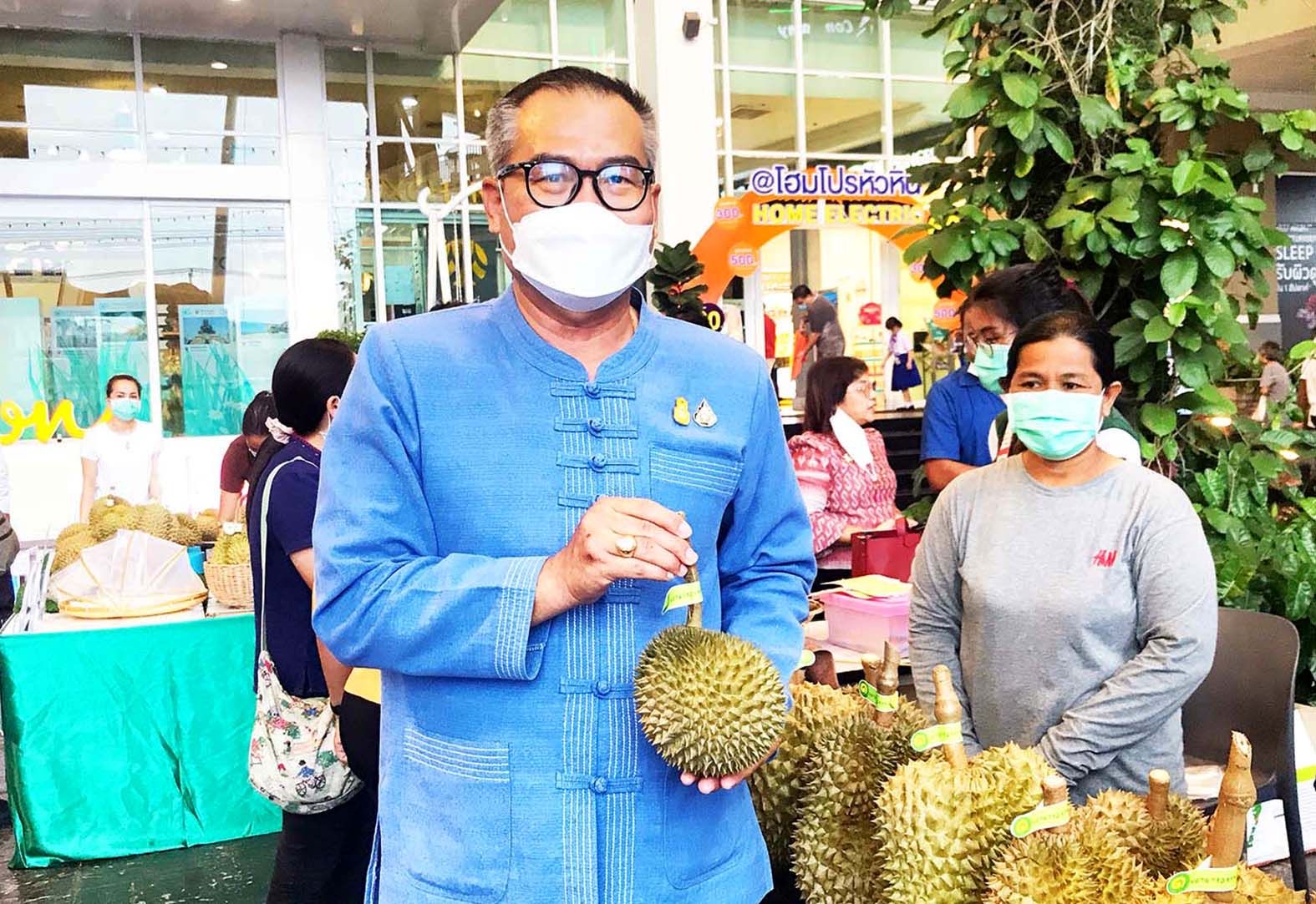 ห้างมาร์เก็ต หัวหิน เอาใจคอทุเรียน จัด "เทศกาลทุเรียนป่าละอู” จากสวนโดยตรงสู่ผู้บริโภค