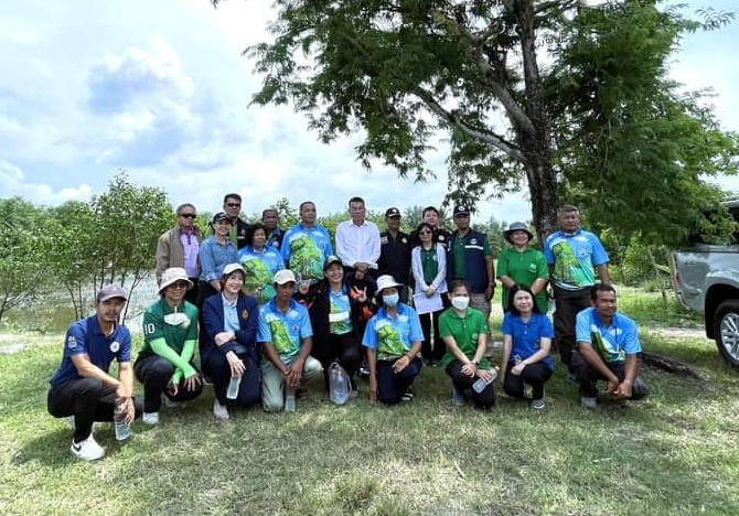 หน.ผต.กส. ตรวจโครงการที่ได้รับงบประมาณสนับสนุนจากกองทุนสิ่งแวดล้อมประจำปีงบประมาณ 2566