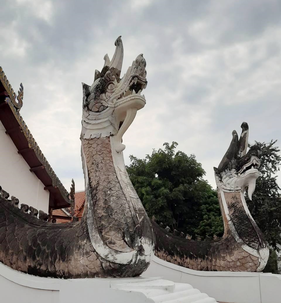 กรมศิลป์เผยซ่อม “ปูนปั้นปากพญานาค” วัดภูมินทร์ จ.น่าน แล้วเสร็จ