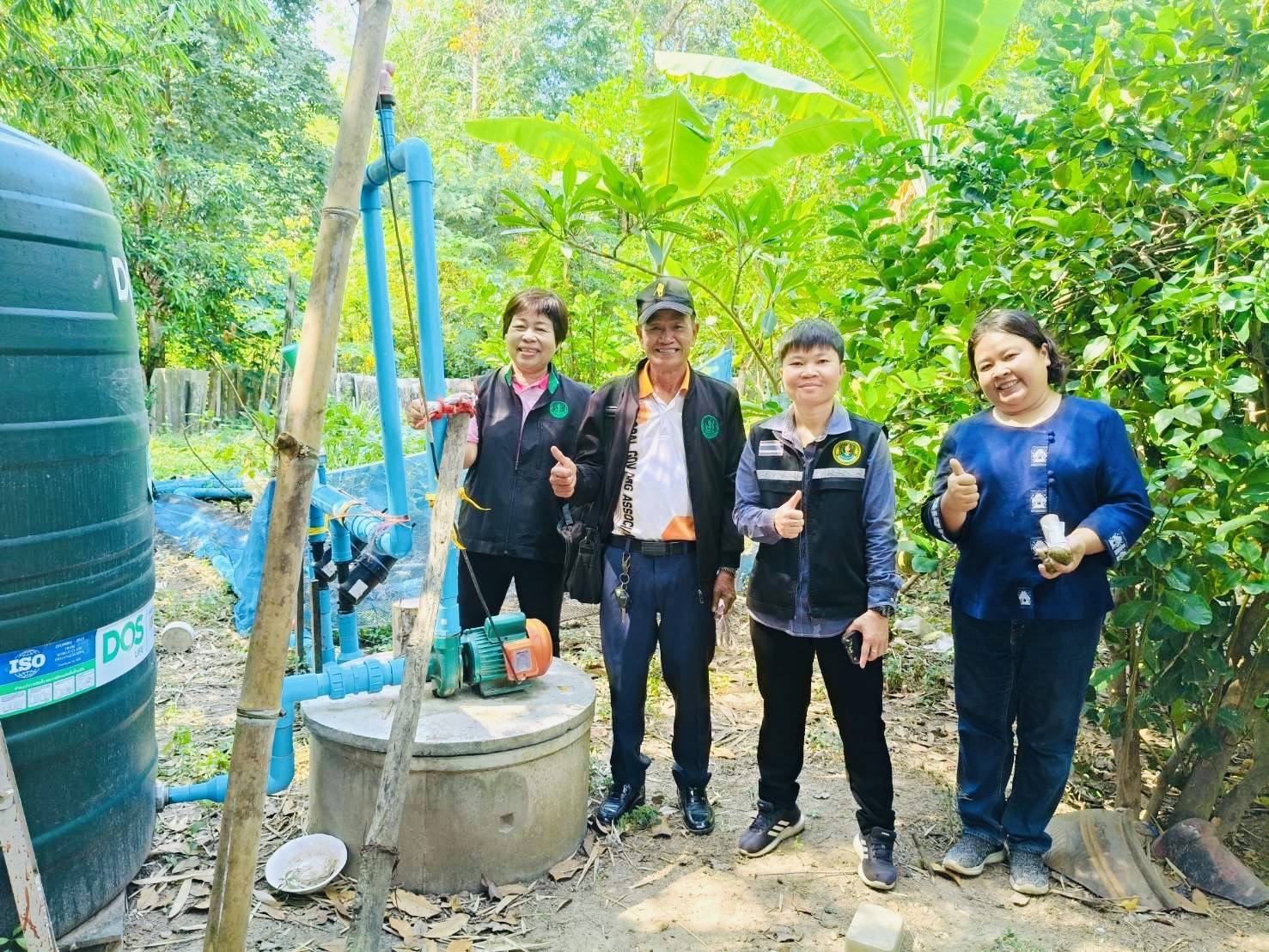 เกษตรอำเภอทรายมูล ลงพื้นที่ติดตามเกษตรกรต้นแบบใช้น้ำระดับไร่นาเพื่อการเกษตรสร้างรายได้ตลอดทั้งปี
