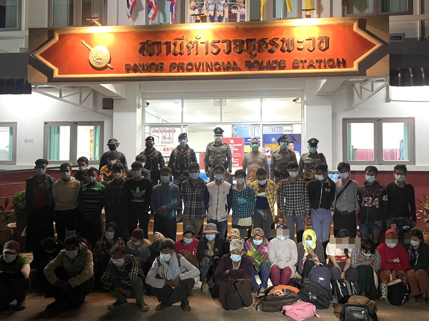 ผกก.สภ.พะวอ  สกัดไวรัส covid-19 เข้าประเทศ พร้อมจับกุมต่างด้าวแอบลักลอบเข้าเมืองผิดกฏหมาย 