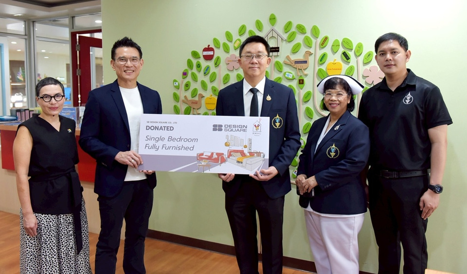มูลนิธิโรนัลด์ แมคโดนัลด์ เฮาส์ ประเทศไทย ผนึกกำลัง เอสบี ดีไซน์สแควร์  ปรับปรุงห้องพักที่บ้านแมค รพ. เด็ก
