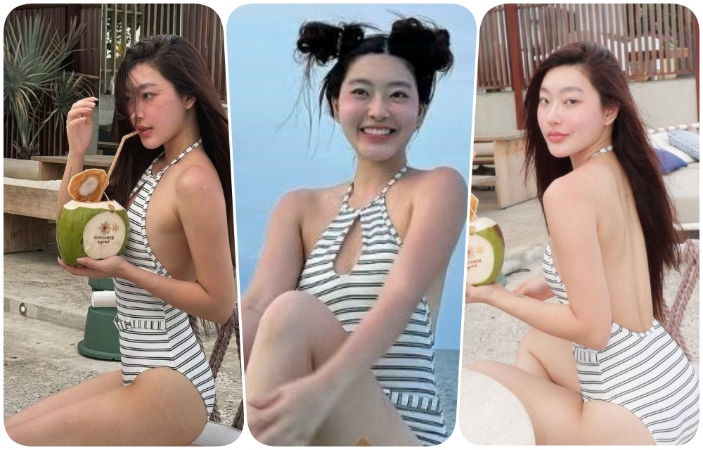 ร้อนฉ่า! "สกุล กัญญาภัค" นุ่งวันพีช อวดหุ่นสับ ไม่ต้องซูม
