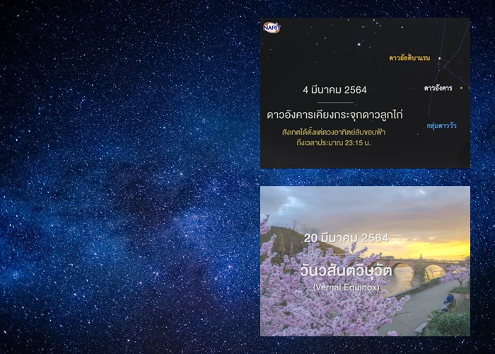 ปักหมุด! ปรากฏการณ์บนฟากฟ้าน่าติดตามเดือนมี.ค.นี้ 