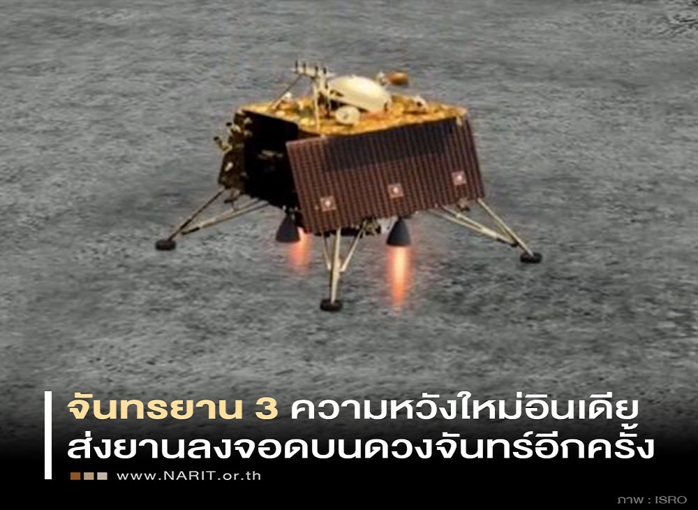 ล้มแล้วลุกไว! "จันทรยาน 3 " กับความพยายามลงจอดดวงจันทร์รอบที่ 2 