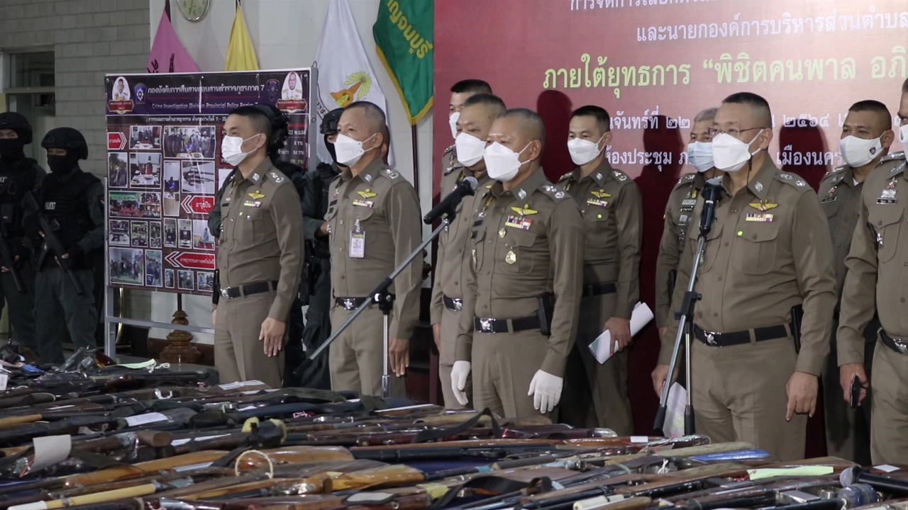 "บิ๊กโอ๋" แถลงผลกวาดล้างรับเลือกตั้ง อบต.  ได้ผู้ต้องหา 3 พันกว่ารายของกลางเพียบ