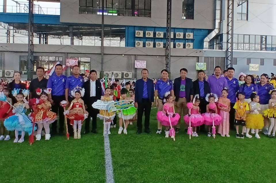 ทับมาจัดกีฬาปฐมวัย 2569 แข่งขันกีฬาสีอนุบาล เสริมพัฒนาการเด็กครบทุกด้าน
