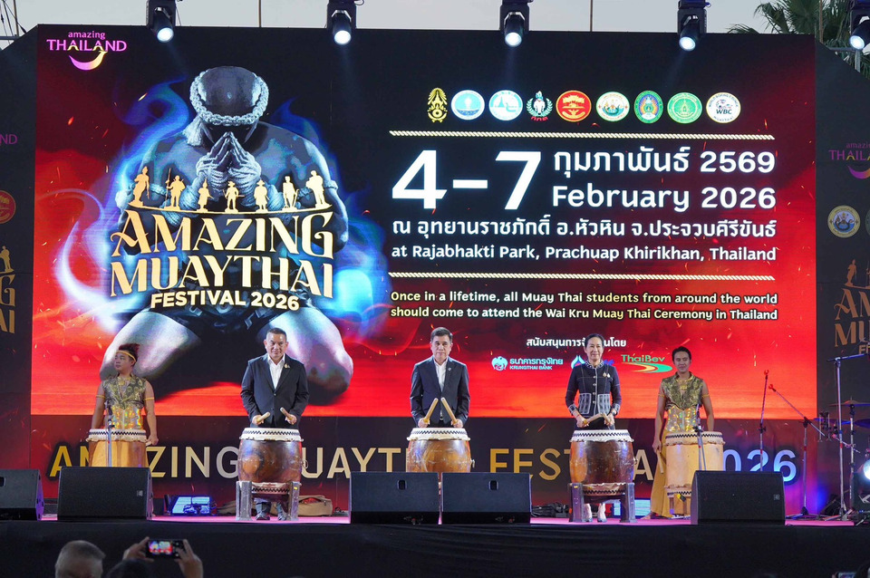 ททท. เปิดงาน “Amazing MuayThai Festival 2026” ถ่ายทอดอัตลักษณ์มวยไทย ตอกย้ำภาพลักษณ์ด้าน Sport Tourism