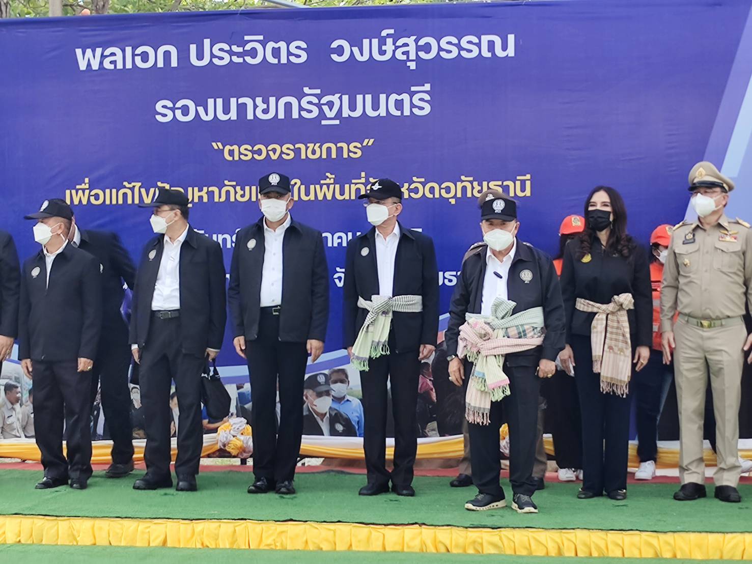 ลุงป้อม ลุย อุทัย วแก้แล้ง ย้ำประชาชนต้องมี  น้ำกิน น้ำใช้ ตลอดปี