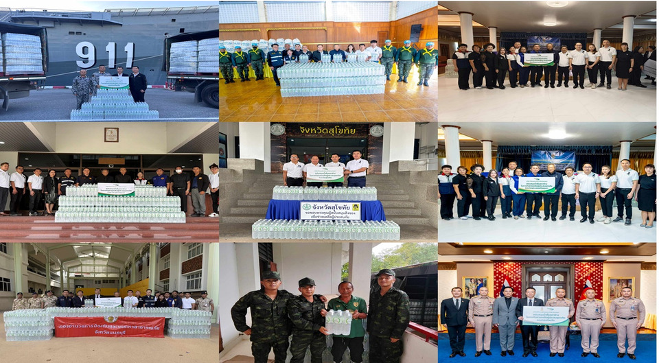 ไทยเบฟ ระดมจัดส่งน้ำดื่ม และสิ่งของจำเป็น ช่วยเหลือผู้ประสบมหาอุทกภัย