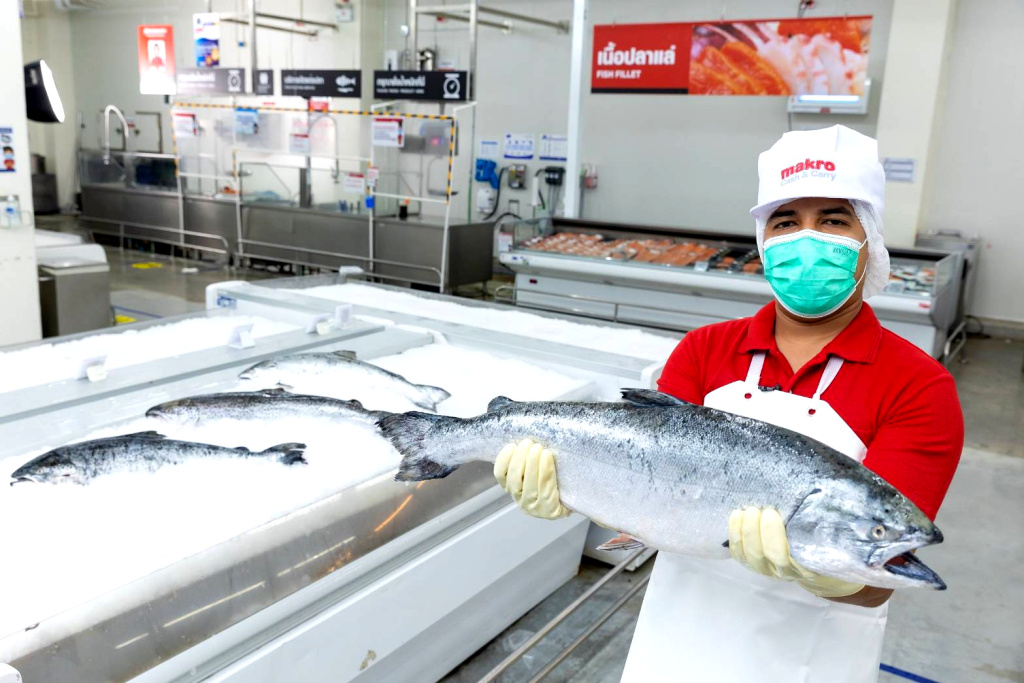 แม็คโคร นำเข้าแซลมอน-ซาบะนอร์เวย์ อันดับ 1  ตอกย้ำผู้นำอาหารสดจากทั่วทุกมุมโลก