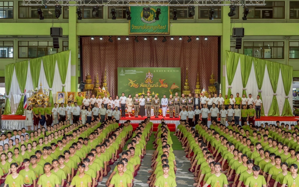 มูลนิธิส่งเสริมศิลปาชีพฯ จัดพิธีคำนับครู โขนมูลนิธิส่งเสริมศิลปาชีพฯ ตอน “สัตยาพาลี" สุดเข้มขลัง พร้อมมอบทุนพระราชทานแก่นักแสดง