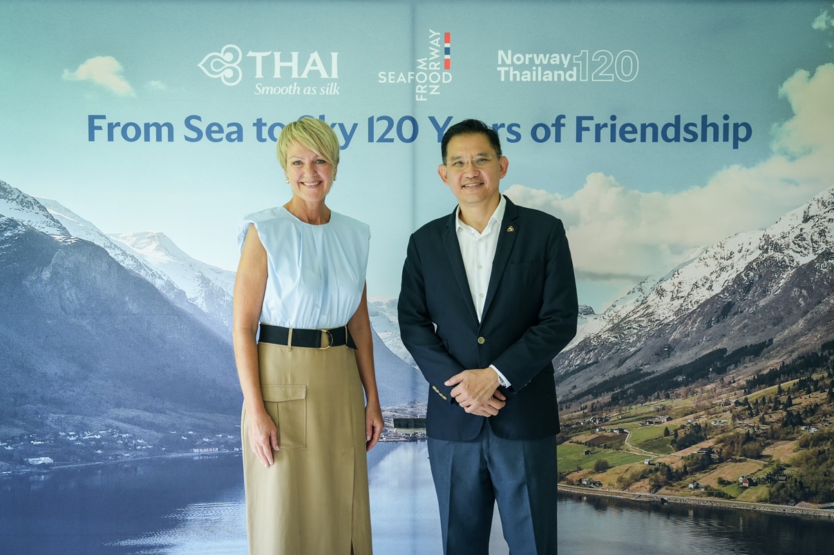 การบินไทยจับมือ Seafood from Norway ดันแคมเปญ “From Sea to Sky” ฉลอง 120 ปีมิตรภาพไทย-นอร์เวย์