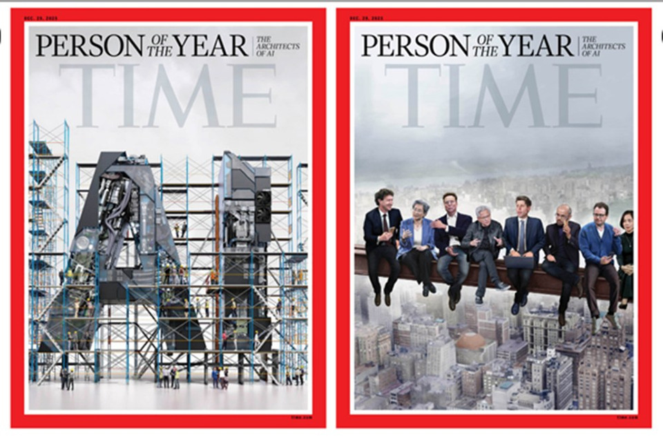 ไทม์ประกาศยกย่อง “ผู้สร้างสรรค์ปัญญาประดิษฐ์” คว้าบุคคลแห่งปี 2025 ชี้เป็นยุค AI เปลี่ยนโลก