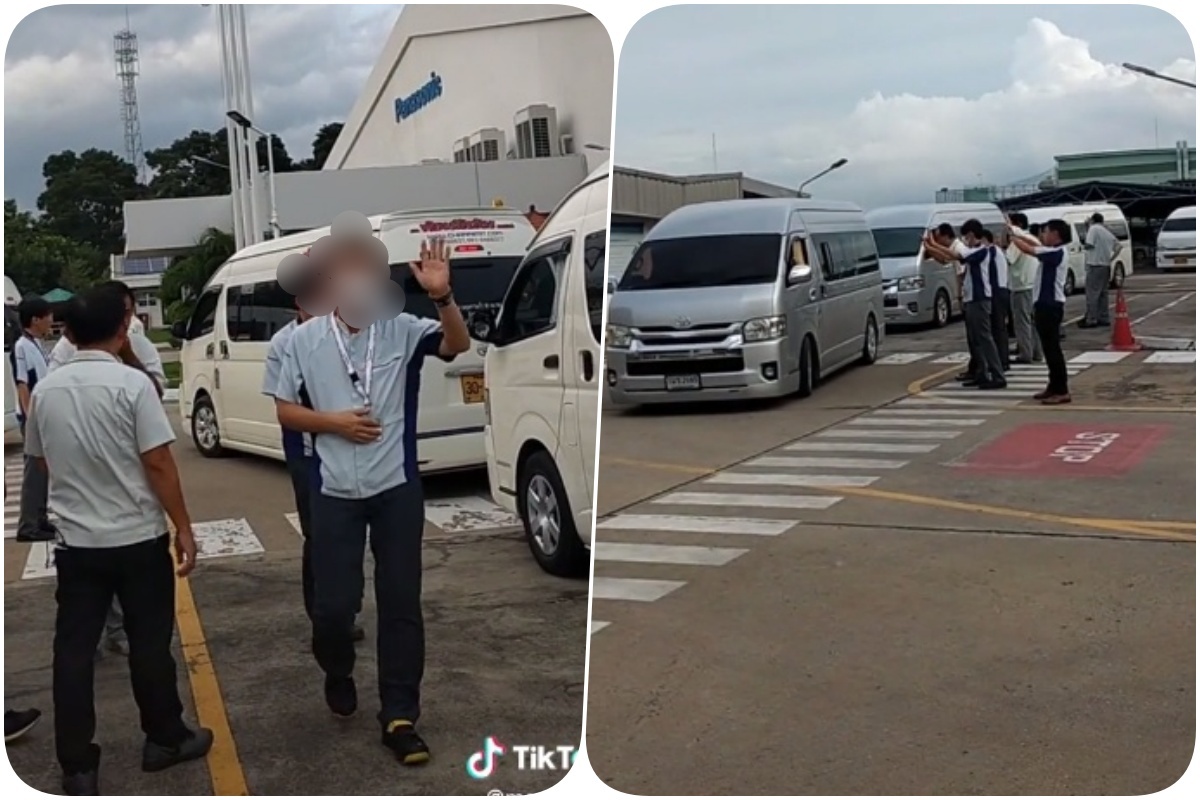 โมเมนต์ประทับใจ!! โรงงานดังปิด ย้ายฐานการผลิต นายญี่ปุ่นปาดน้ำตายืนเรียงแถวส่งพนักงาน