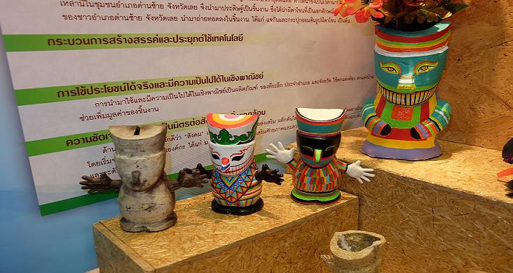“ตาโขนลดโลกร้อน”ของที่ระลึกสร้างรายได้เข้าชุมชน