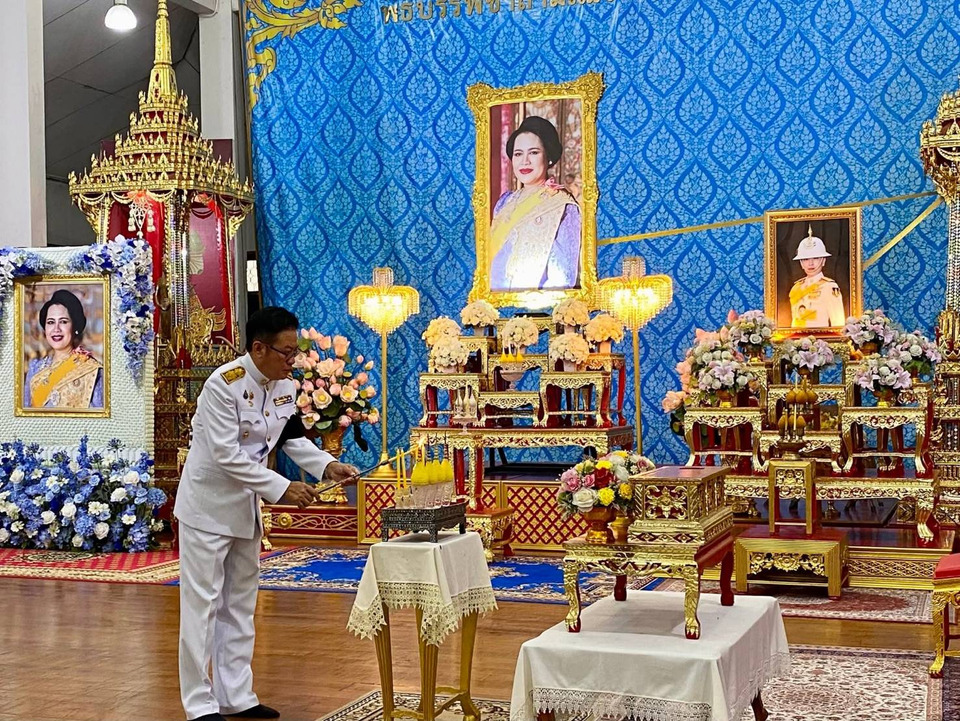 เขตดอนเมือง ร่วมพิธีบำเพ็ญกุศลถวาย "เจ้าฟ้าพัชรกิติยาภา"