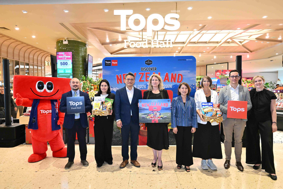 ท็อปส์ เปิดงาน Discover New Zealand 2026 ยกทัพสินค้า-วัตถุดิบพรีเมียมจากนิวซีแลนด์ให้ช้อปถึงไทย