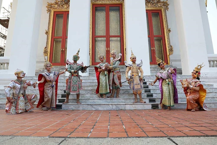 สบศ.ชวนชาวร้อยเอ็ดชมโขน งานมหาทานบารมีบุญผะเหวด