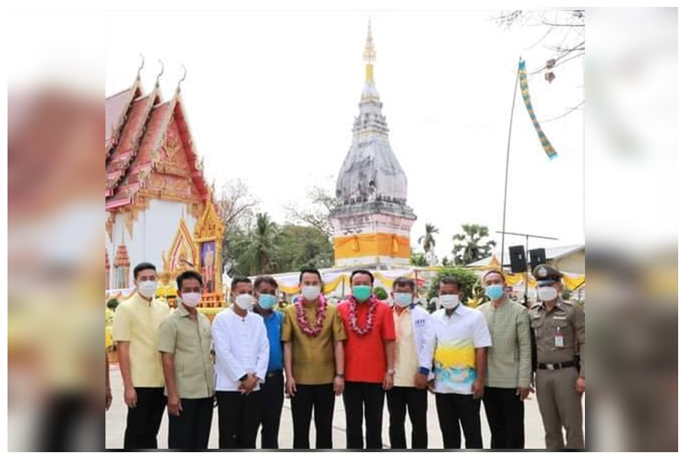อบจ.ยโสธร ร่วมสืบสานงานประเพณีนมัสการพระธาตุกู่จาน ปี65