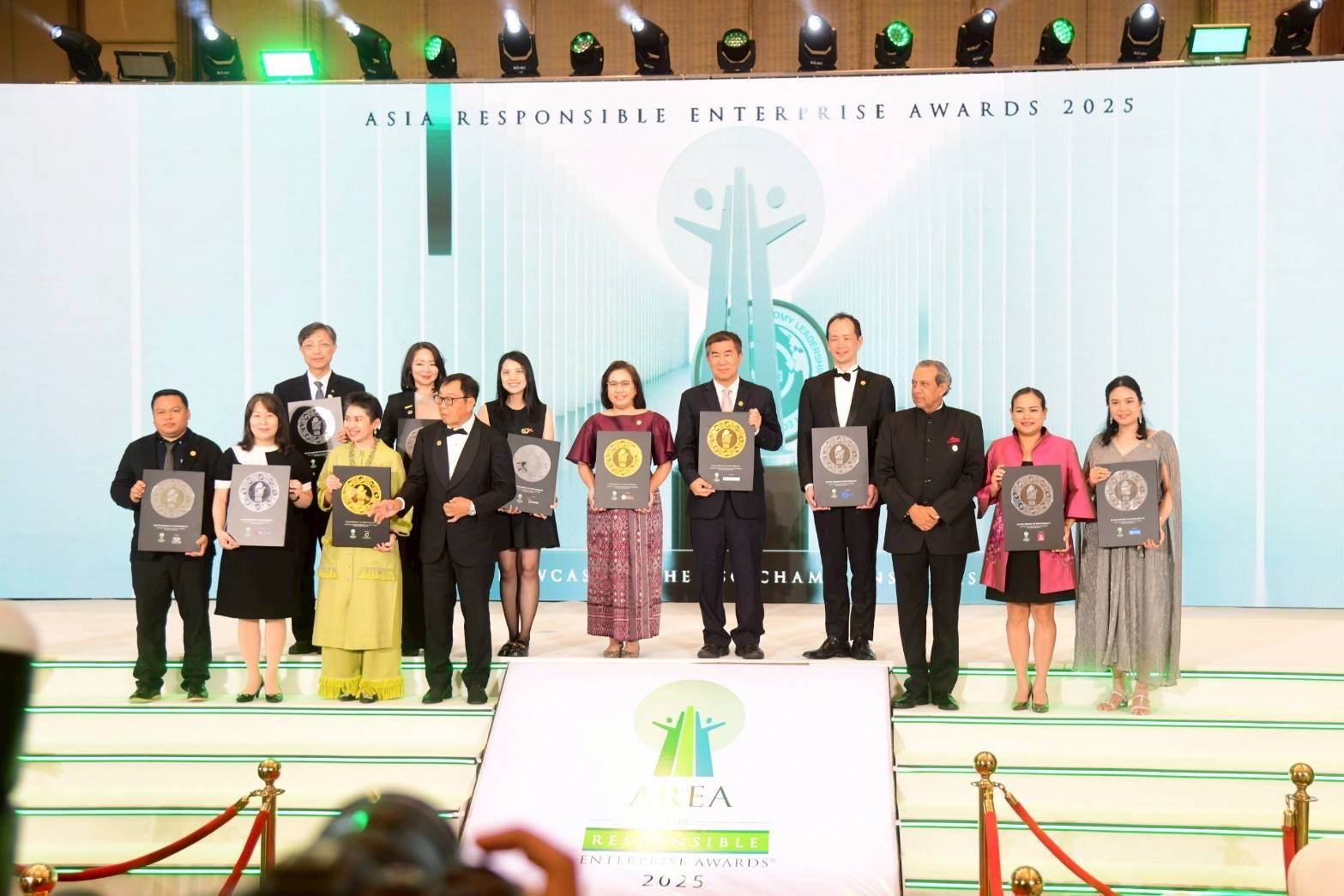 MEA หนึ่งในสององค์กรจากประเทศไทย ที่ได้รับรางวัล Gold Emblem of Sustainability จากเวที AREA 2025 