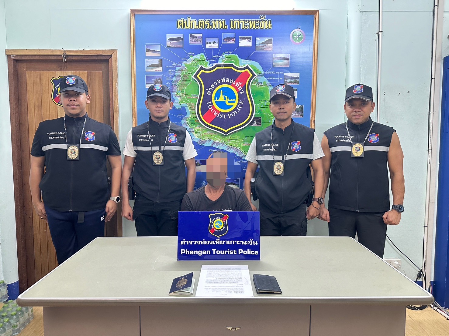ตำรวจท่องเที่ยว จับหนุ่มรัสเซียอยู่เกิน 1,599 วัน ก่อความวุ่นวายเดินขออาหารจากชาวบ้าน