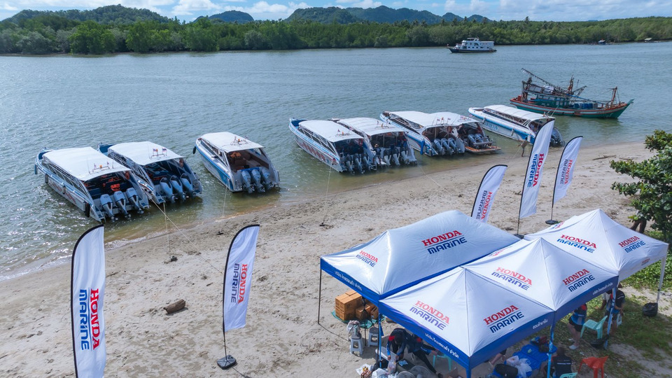 Honda Marine รุกบริการถึงพื้นที่ ดูแลเครื่องยนต์เรือฟรี พร้อมสนับสนุนชุมชนชายฝั่งสตูล