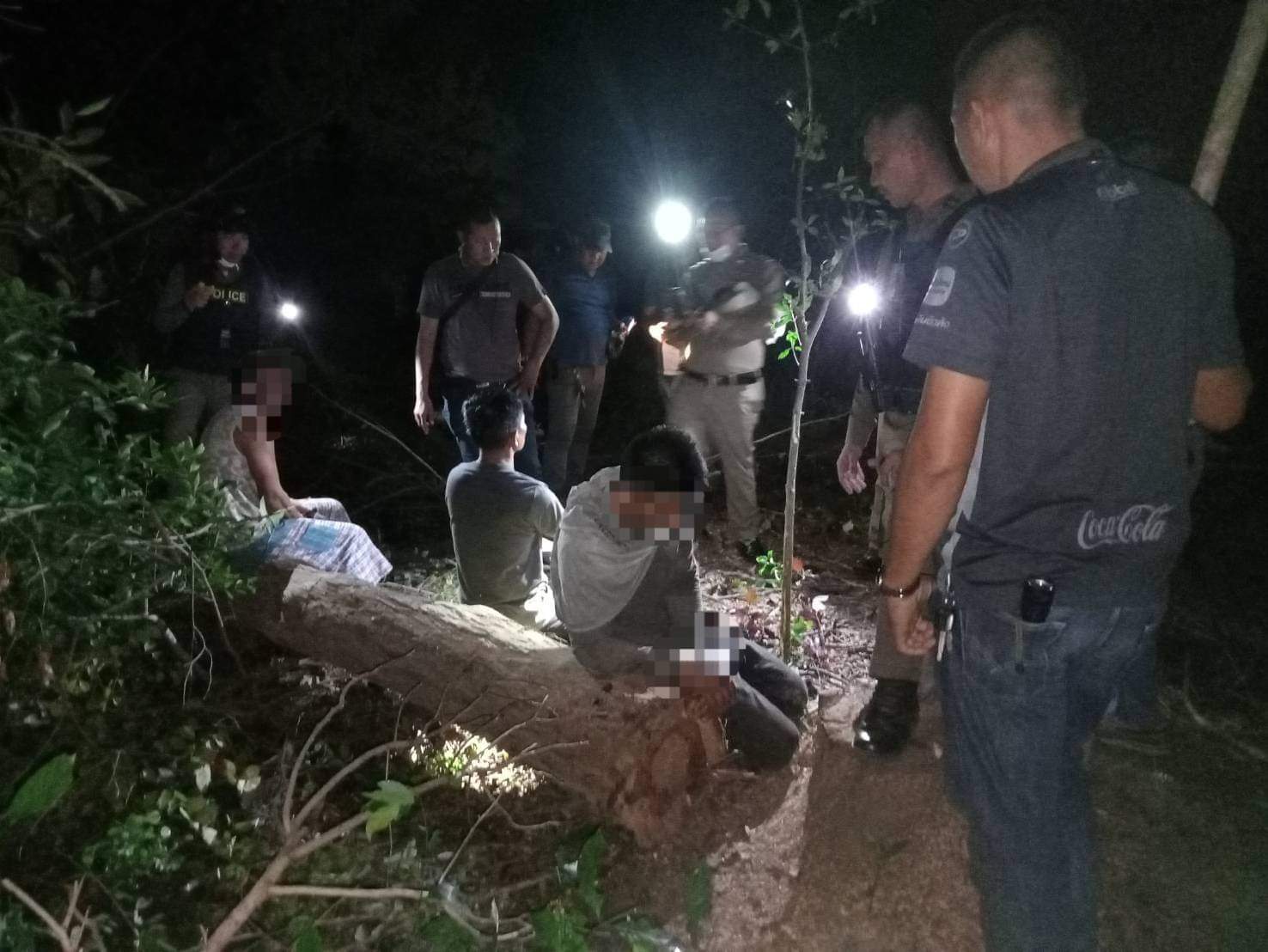 รวบอดีตตำรวจยศจ่าพร้อมพวกลักลอบตัดไม้พะยุงในป่าชุมชนพบประวัติก่อเหตุโชกโชน