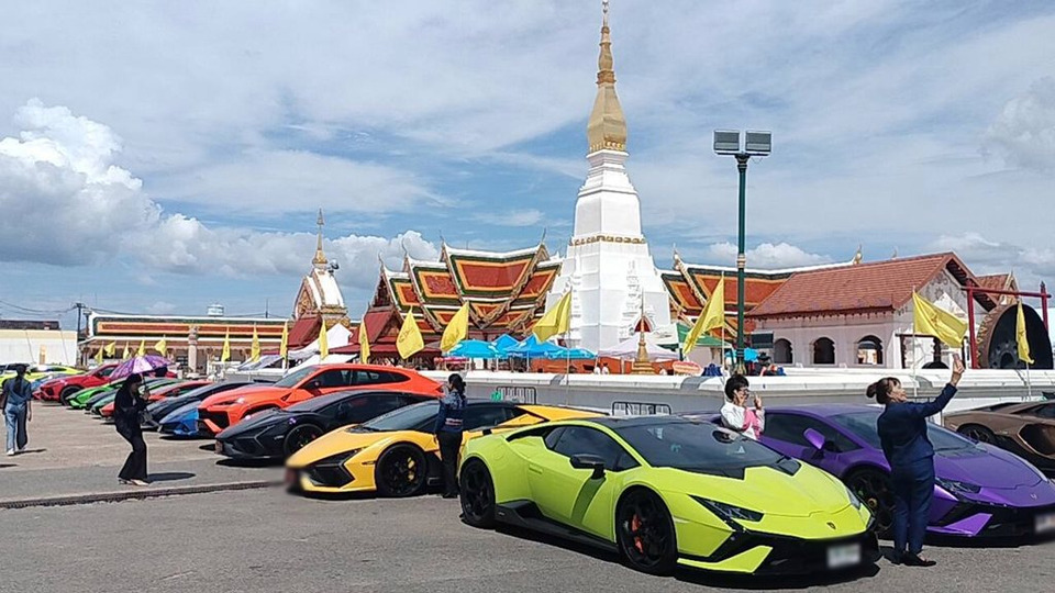 คาราวาน Lamborghini Bangkok บุกสกลนคร สร้างสีสันส่งเสริมท่องเที่ยว–กระตุ้นเศรษฐกิจอีสาน