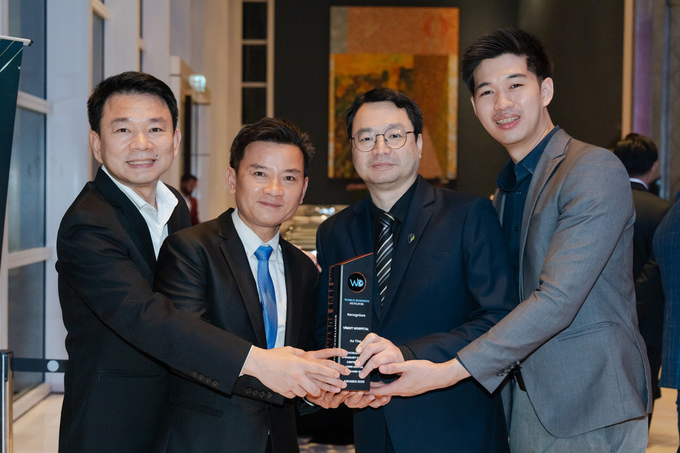 รพ.วิมุต คว้ารางวัลระดับโลก “Excellence Specialist Clinical Center for Lung Center Thailand 2025”