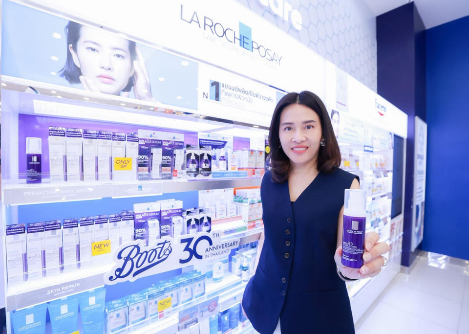 Boots คว้าสิทธิ์ขายก่อนใคร! La Roche-Posay Mela B3 Double Dose จัดการรอยดำแห่งวัย ยกกระชับผิว 40+