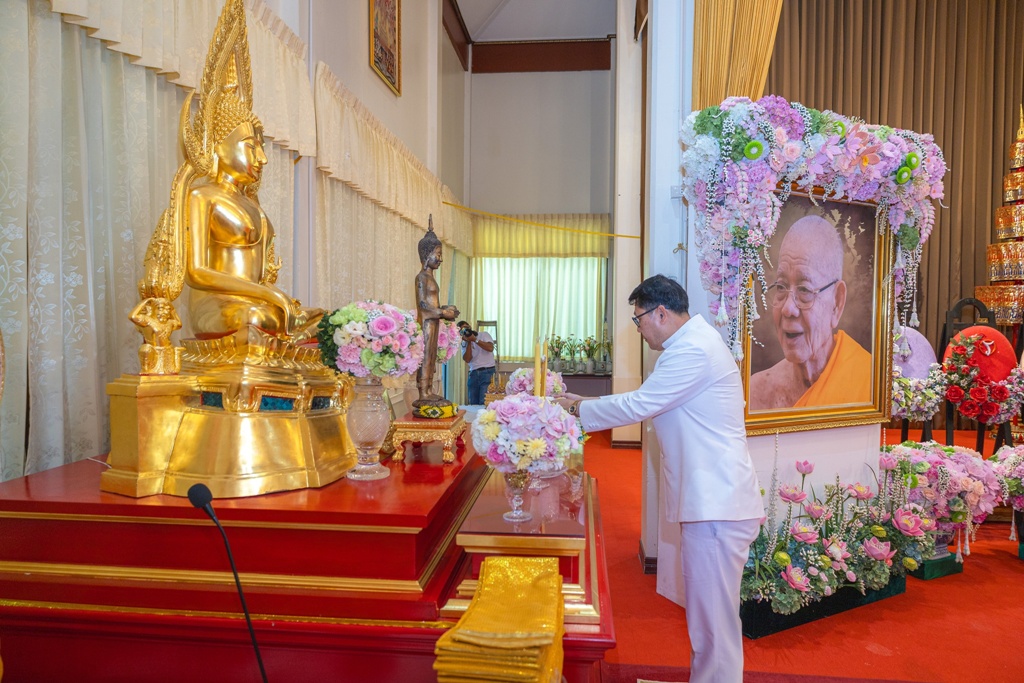พิษณุโลก จัดพิธีบำเพ็ญกุศลครบ 3 ปี วันมรณภาพ พระพรหมวชิรเจดีย์ (บำรุง ฐานุตตโร)