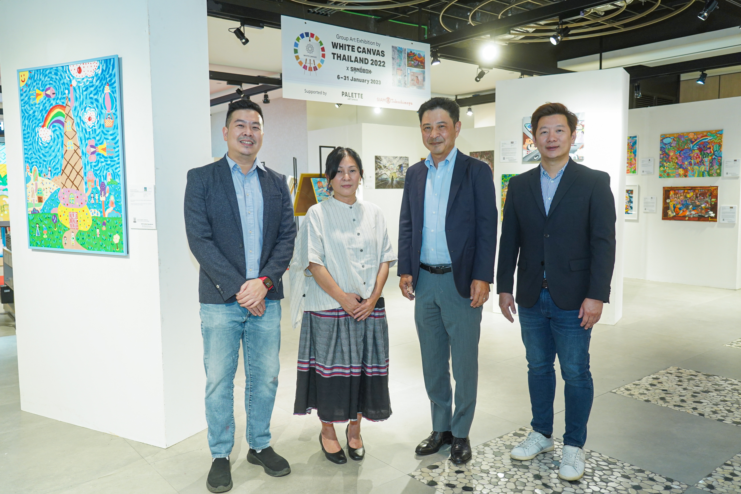 สยาม ทาคาชิมายะ เชิญชมนิทรรศการภาพวาด ‘White Canvas Thailand 2022’ 