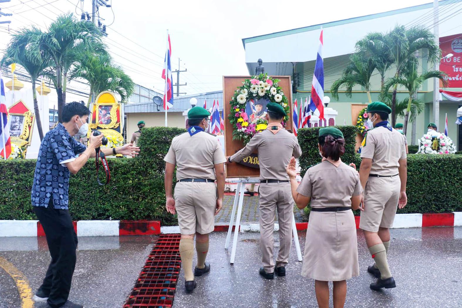 'หัวหิน'น้อมรำลึก ร.6 เนื่องในวันวชิราวุธ พระผู้พระราชทานกำเนิดลูกเสือไทย