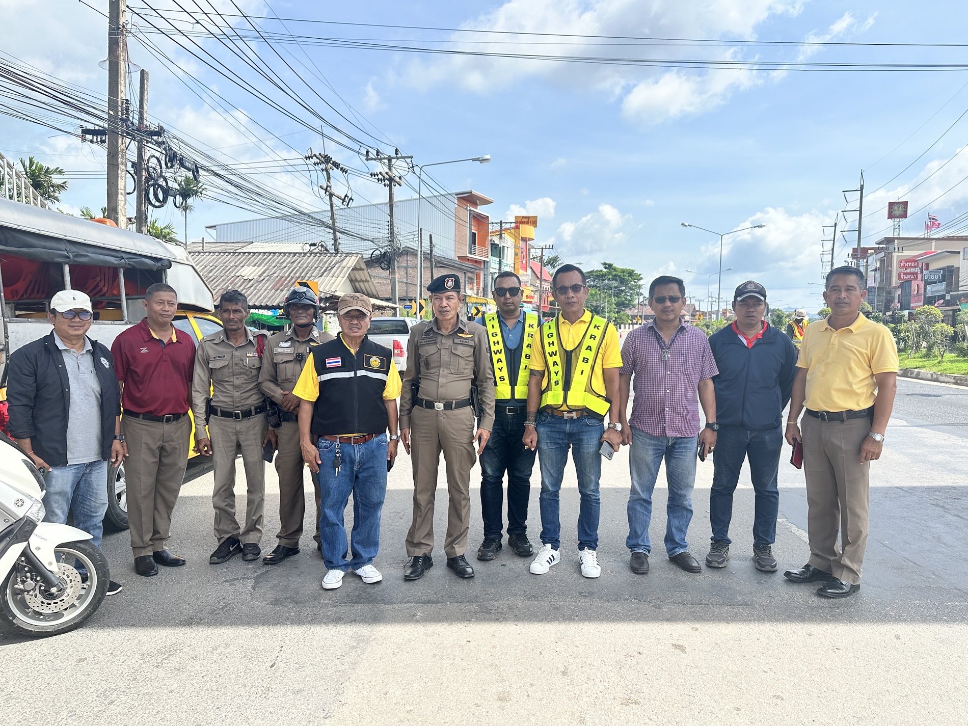  แขวงทางหลวงกระบี่ แก้ปัญหาจุดเสียง หลังเกิดอุบัติเหตุ บ่อยครั้งถนนเพชรเกษม
