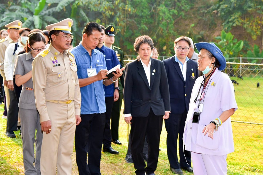อธิบดีกรมปศุสัตว์ ร่วมรับเสด็จฯ "กรมสมเด็จพระเทพฯ" ทรงติดตามส่งเสริมเลี้ยงแพะพื้นที่โครงการพัฒนาดอยตุง