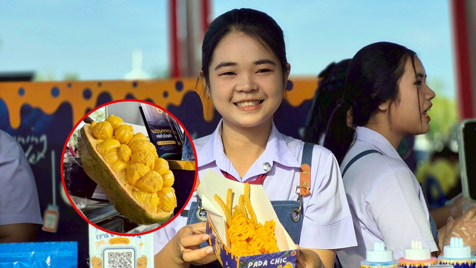 อาชีวะสตูลโชว์เจ๋ง! ปั้น "ทิพย์ปาดะ" นวัตกรรมแป้งจากเมล็ดจำปาดะ อัปเกรดขยะเกษตรสู่ "เฟรนช์ฟรายส์" 
