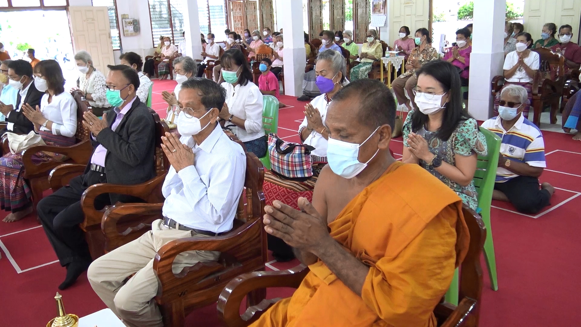วัดเลียบสงขลาทำพิธีถวายสังฆทานอุทิศอดีตเจ้าอาวาสวัดเลียบ