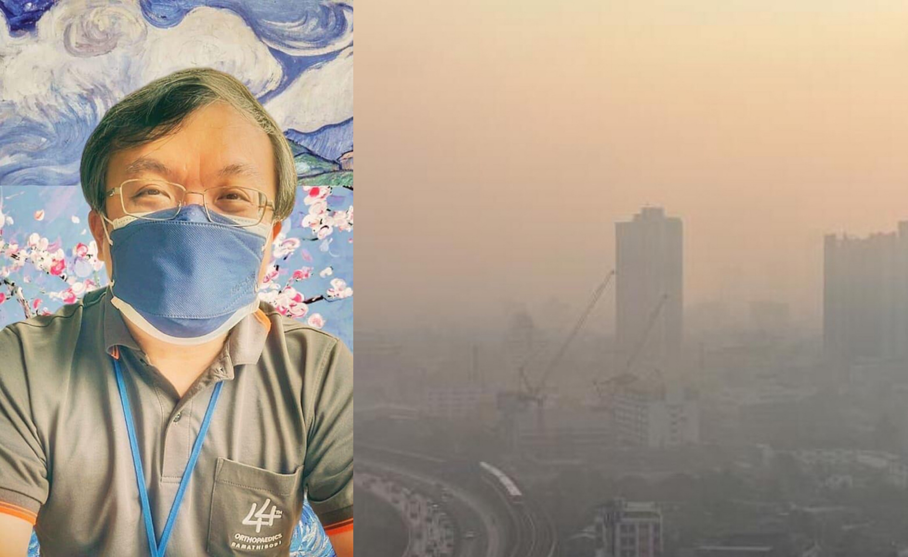 PM2.5มันร้าย! แพทย์จุฬาฯยกผลวิจัยชี้เพิ่มความเสี่ยงต่อการติดเชื้อโควิด