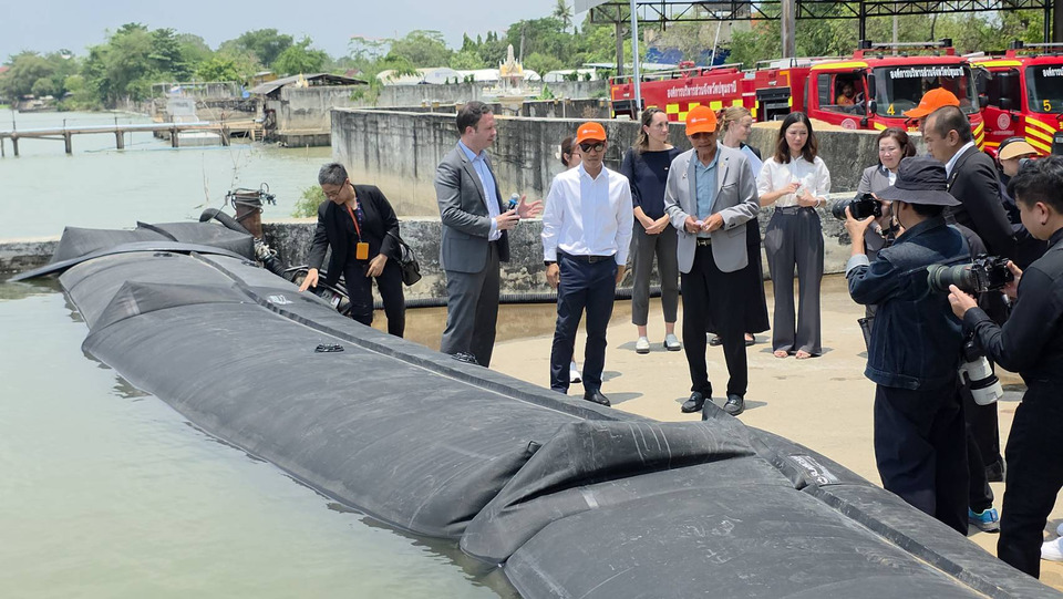 "อบจ.ปทุมฯ" จับมือ "เนเธอร์แลนด์" นำร่องเขื่อนลมเคลื่อนที่รับมือน้ำท่วม