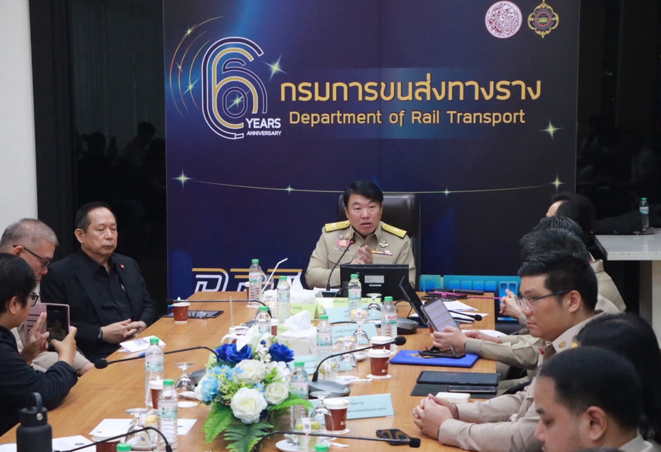 “สิริพงศ์” มอบ ขร. ดันระบบรางเป็นโครงข่ายหลัก ชูค่าโดยสารเป็นธรรม ยกระดับความปลอดภัย หนุนเศรษฐกิจ
