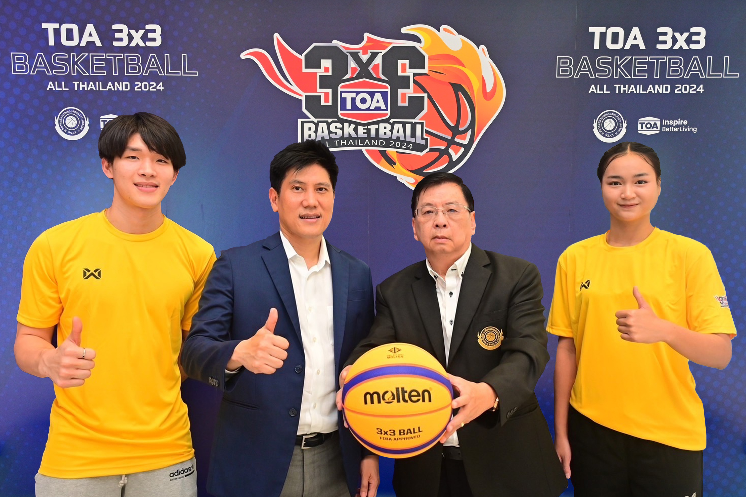 TOA x สมาคมยัดห่วง ดันกีฬาเป็น Soft Power จัดศึกดวลบาส 3x3 คึกคักทั่วไทย ต่อเนื่องปีที่ 2 ชิงตั๋วลัดฟ้าชมแมตช์ระดับโลกที่ญี่ปุ่น เริ่มสนามแรก 26 เม.ย.นี้
