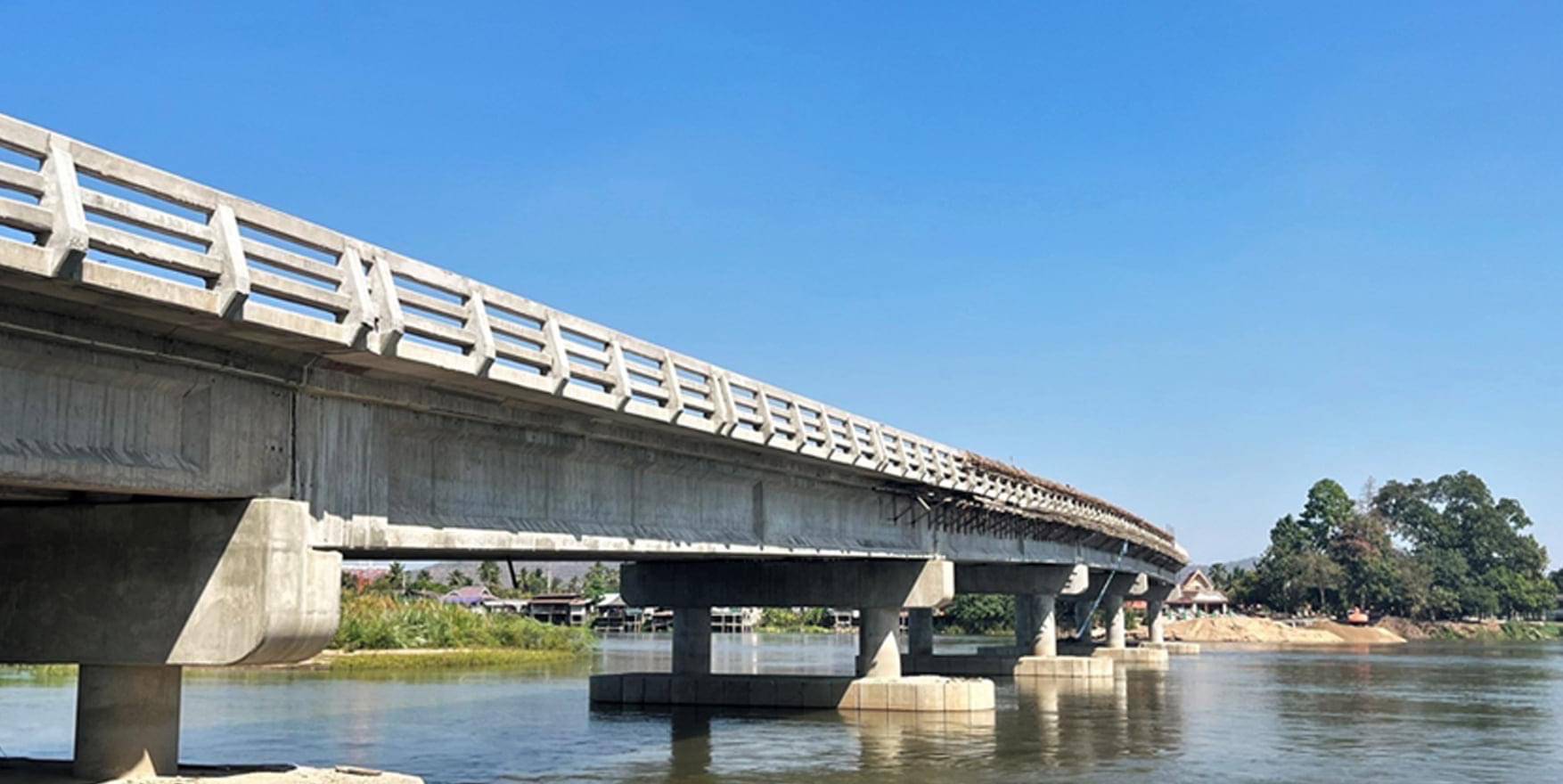 คืบหน้าสร้าง "สะพานข้ามแม่น้ำปิง" จ.ตาก เกินครึ่ง คาดแล้วเสร็จมิ.ย.นี้