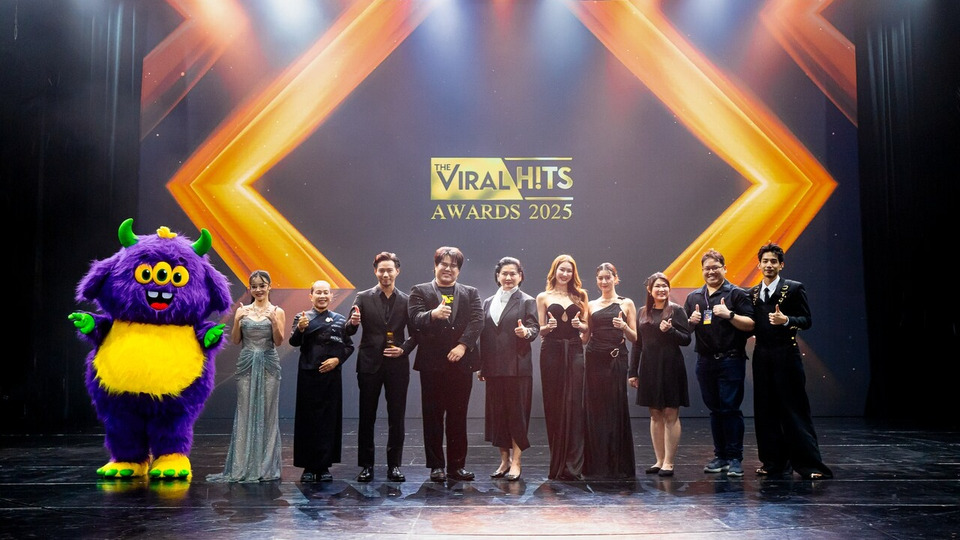 WeTV Thailand คว้ารางวัลแพลตฟอร์มส่งเสริมอุตสาหกรรมบันเทิงไทยยอดเยี่ยม จากเวที The Viral Hits Awards 2025