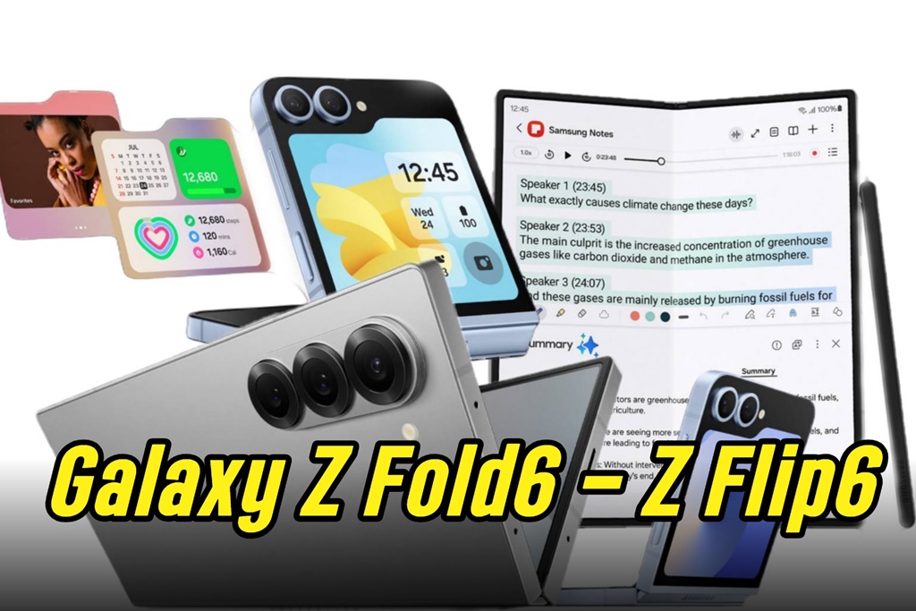 ซัมซุง เปิดตัว Galaxy Z Fold6 และ Z Flip6 ยกระดับเทคโนโลยี AI สู่มิติใหม่
