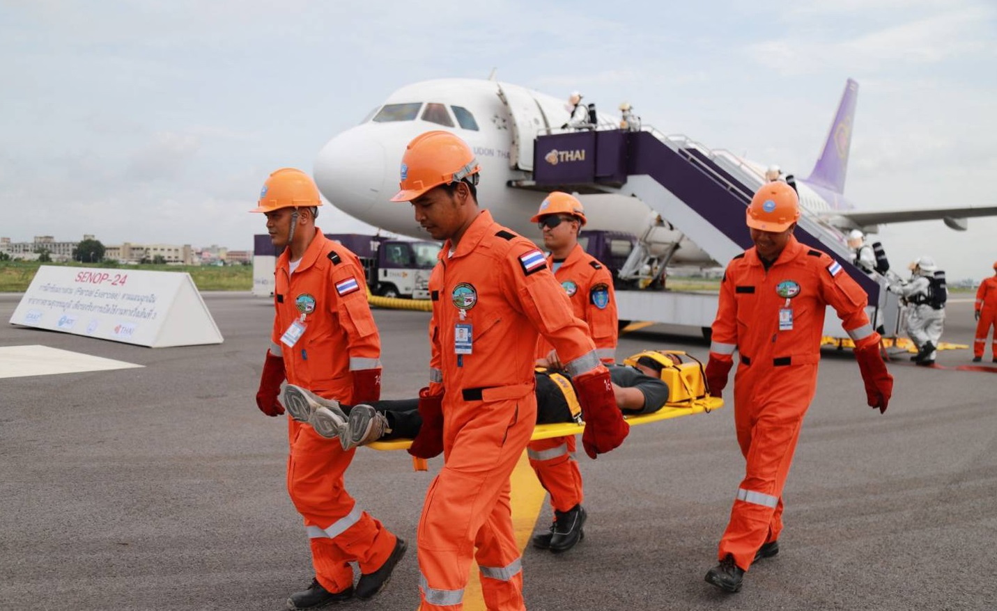 สนามบินสุวรรณภูมิจัดการฝึกซ้อมแผนฉุกเฉินท่าอากาศยานแบบบางส่วนเพื่อรองรับการเปิดใช้งานทางวิ่งเส้นที่ 3