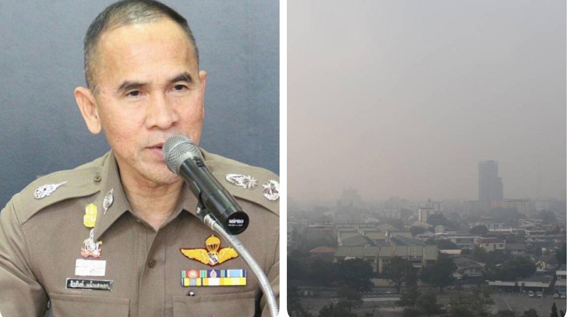 บช.น.ขอความร่วมมือตรวจสภาพรถบรรทุกและรถที่ใช้ขนส่ง เพื่อลดค่าฝุ่น PM 2.5