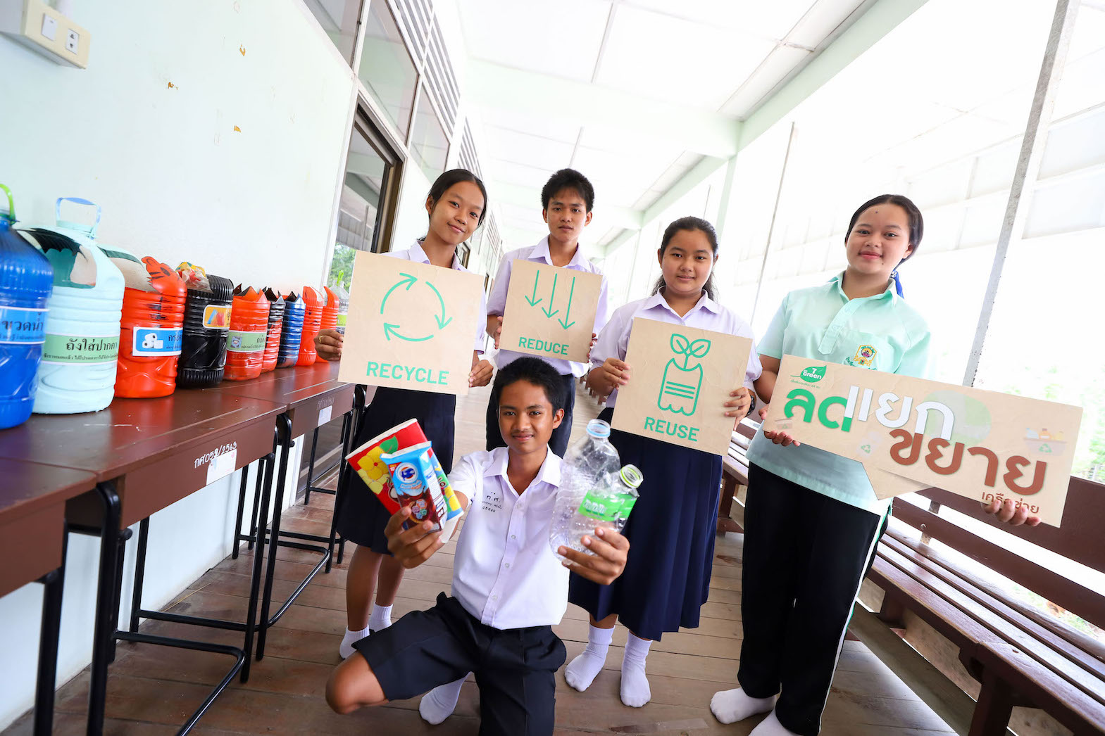 ซีพี ออลล์ นำทัพภาคีเครือข่ายโรงเรียน-ชุมชน-องค์กรไร้ถัง Kick off โครงการ Green Living “รักษ์เกาะ 24 ชั่วโมง” นำร่องแก้ปัญหาขยะบนเกาะพะงัน 