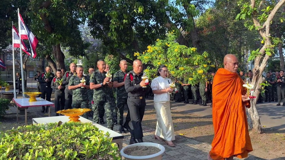 หน่วยบัญชาการสงครามพิเศษ นำกำลังพลเวียนเทียนวันมาฆบูชา 2569