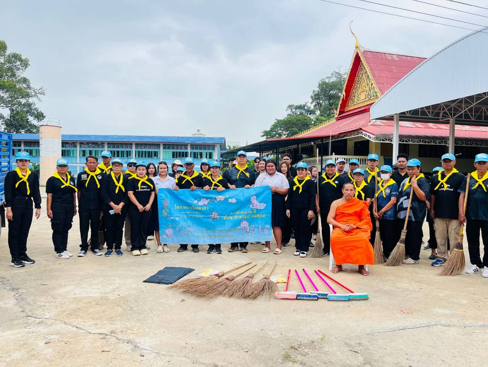 อบต.ชัยฤทธิ์ ผนึกทุกภาคส่วนจัดจิตอาสาพัฒนาวัดชัยสิทธาราม ถวายเป็นพระราชกุศลในหลวง ร.10 